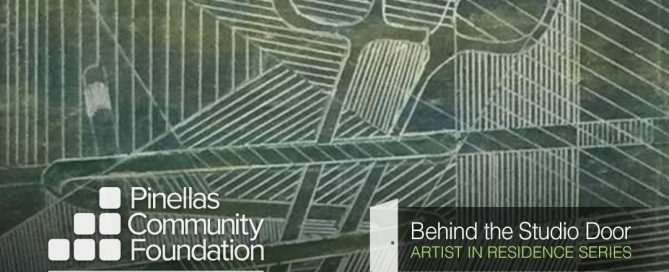 Reductive Drawing on Yupo paper by PCF Artist in Residence Lynn Foskett Peirson.