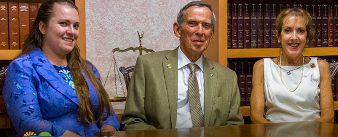 Bruce McManus at his family law firm.