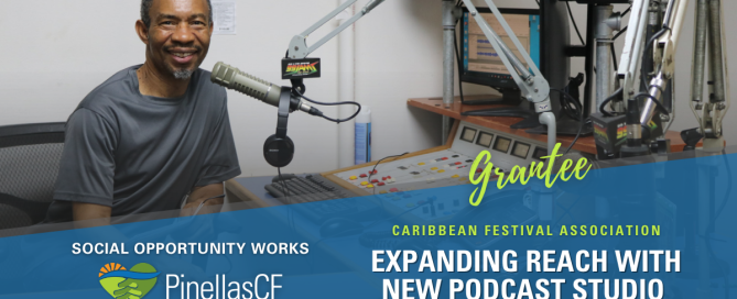 Donald Jackson, Caribbean Festival Association executive director, at the radio station headquarters.