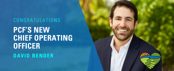 David Bender is announced as the new PCF chief operating officer.