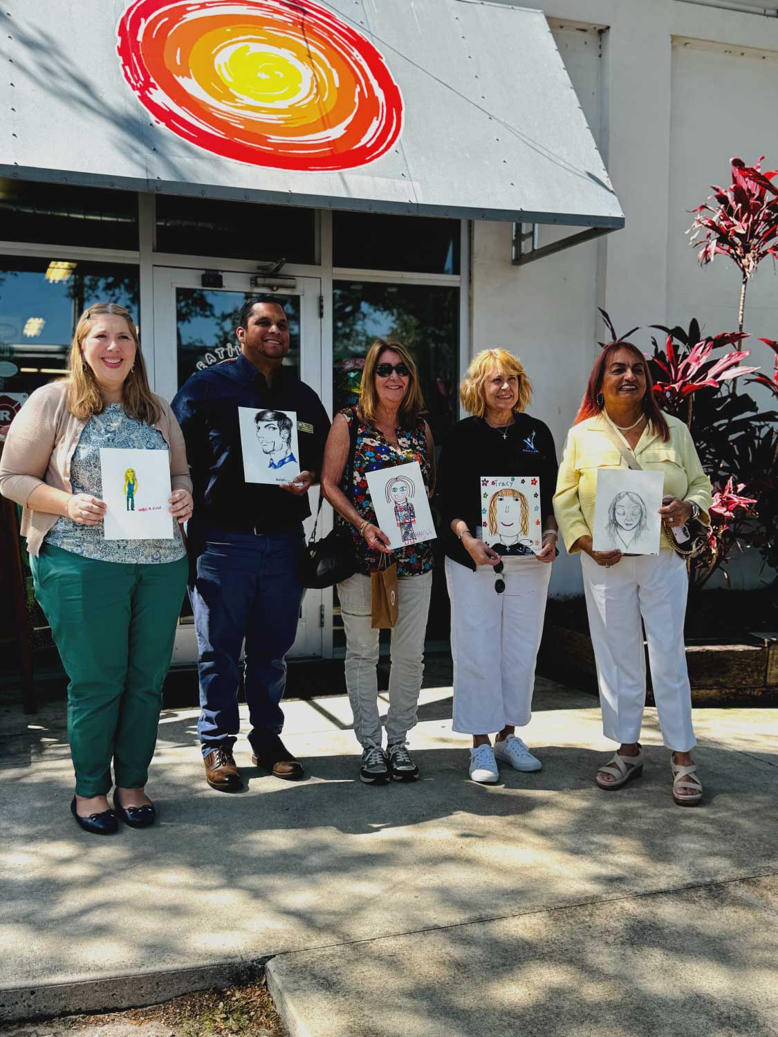 Pinellas Community Foundation Board Members, Fund Holders, and Bus Tour Attendees at Creative Clay
